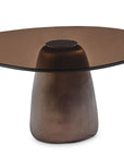 Pantheon Large Glass Top Coffee Table