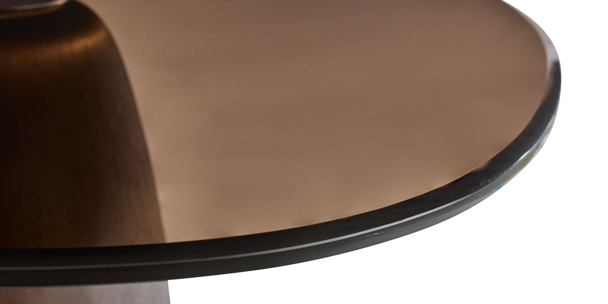 Pantheon Small Glass Top Coffee Table