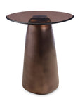 Pantheon Glass Top End Table