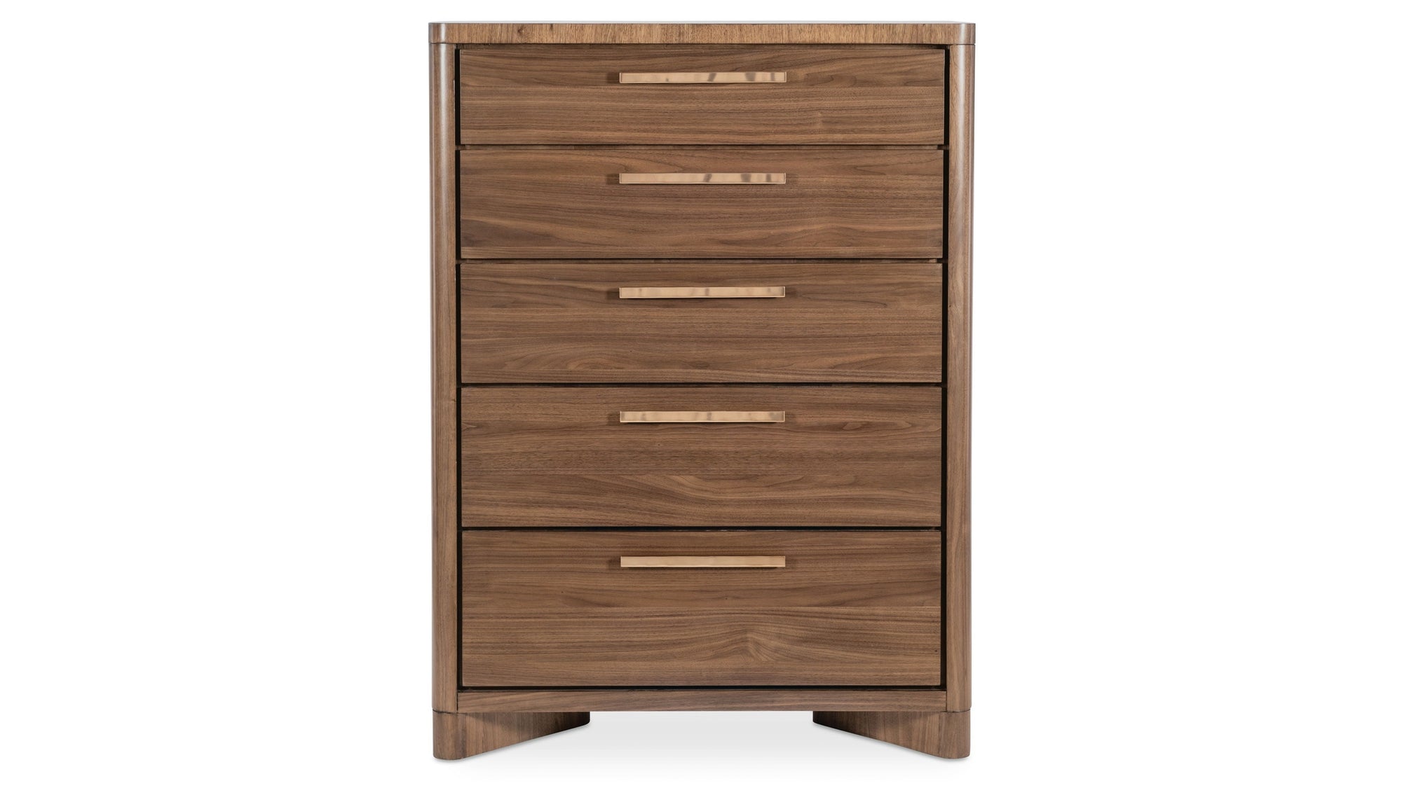 Eleana - Five Drawer Chest - Medium Wood