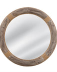 Frederick - Wall Mirror - Dark Brown
