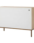Weimar - 2 Door Cabinet - White / Woodtone