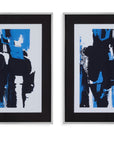 Monolith I Framed Print - Blue