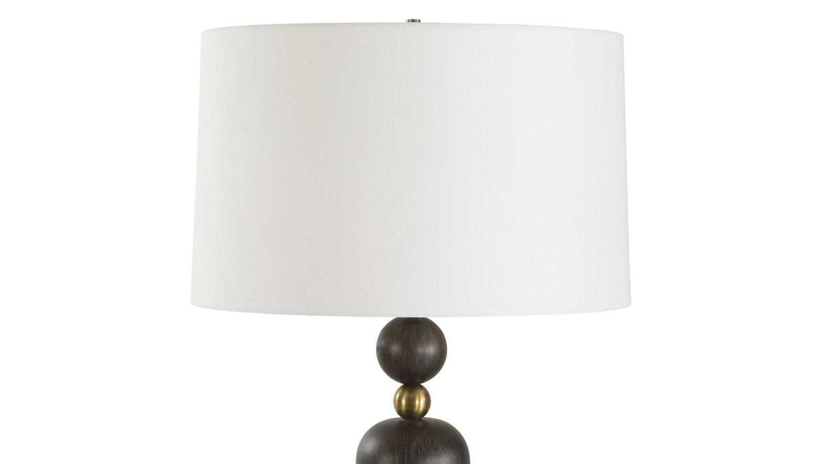 McQuinn - Table Lamp - Dark Walnut