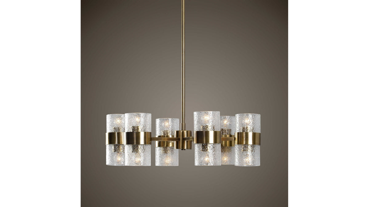 Marinot - 12 Light Chandelier - Gold