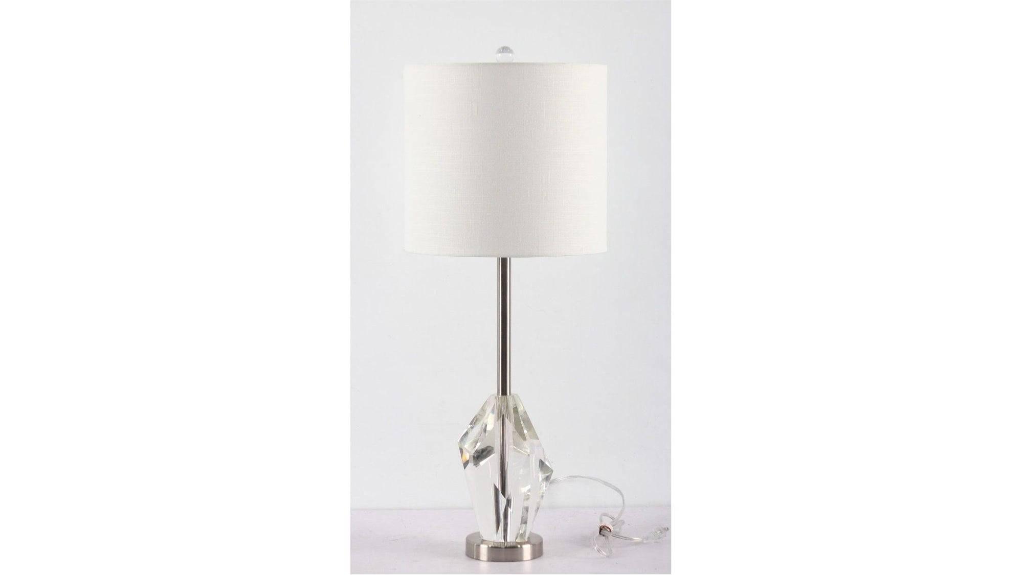 Radiant - Table Lamp - Clear Brushed Silver