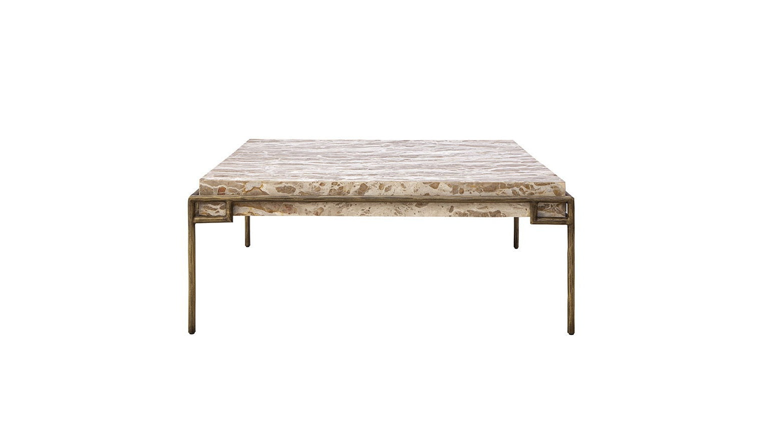 Nala - Coffee Table - Beige / Gold