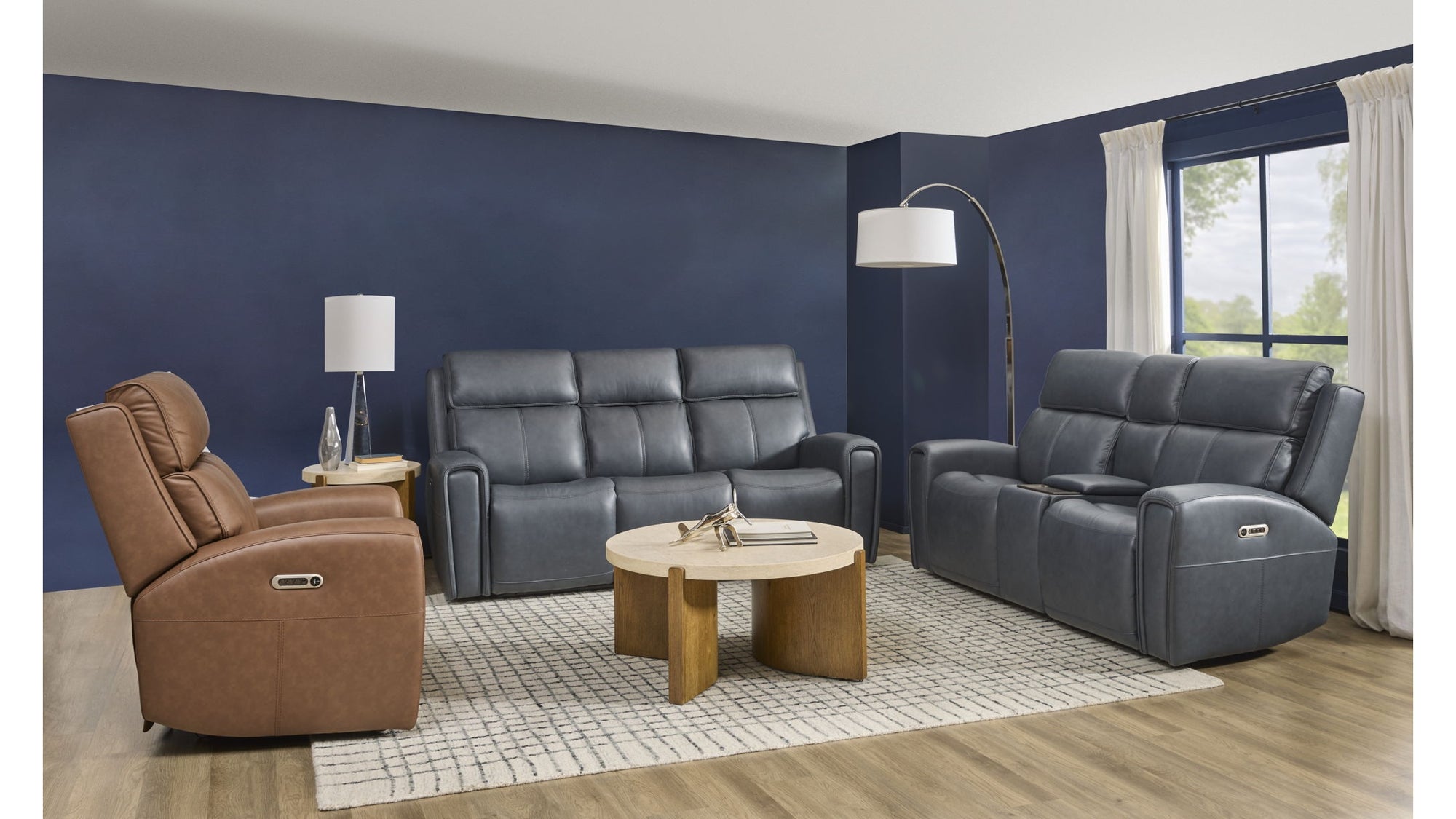 Warren - Power Recliner With Power Headrest &amp; Lumbar