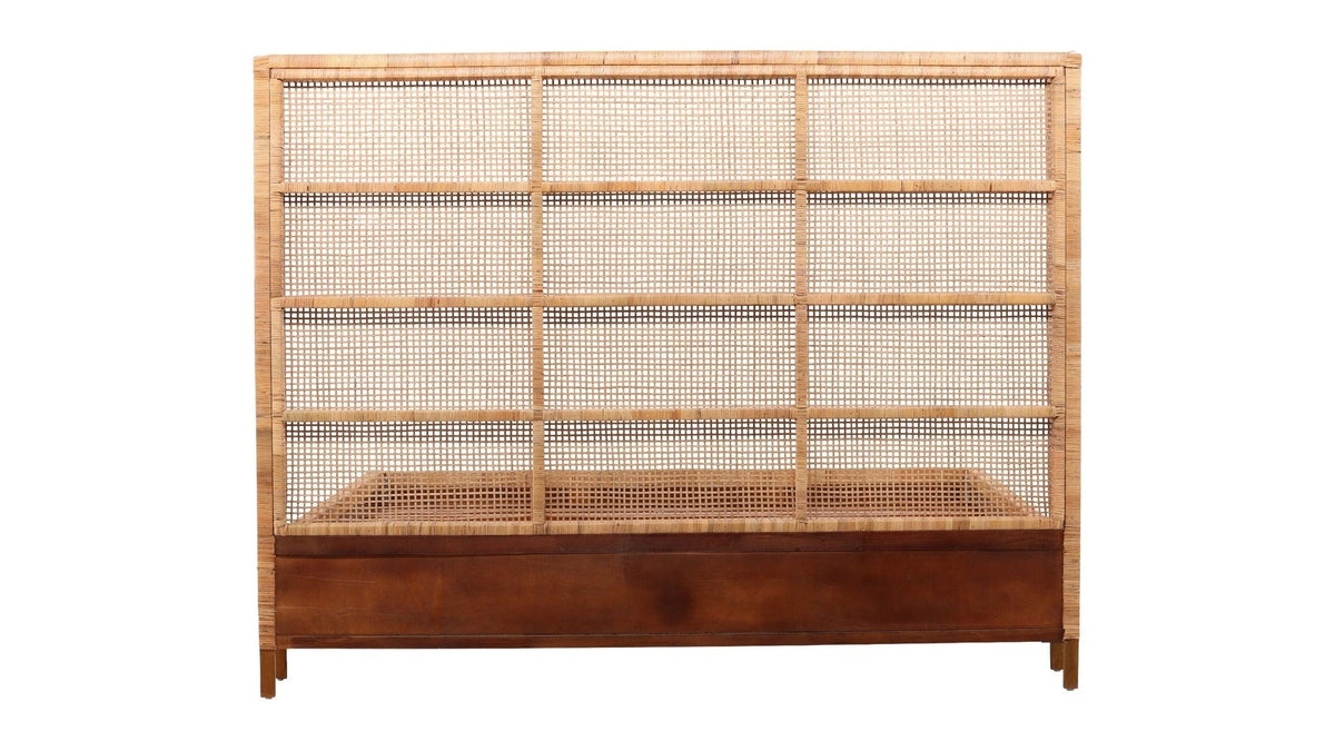 Positano - King Bed - Light Brown