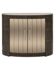 Serrano - Hall Cabinet - Rustic Oak / Bronze