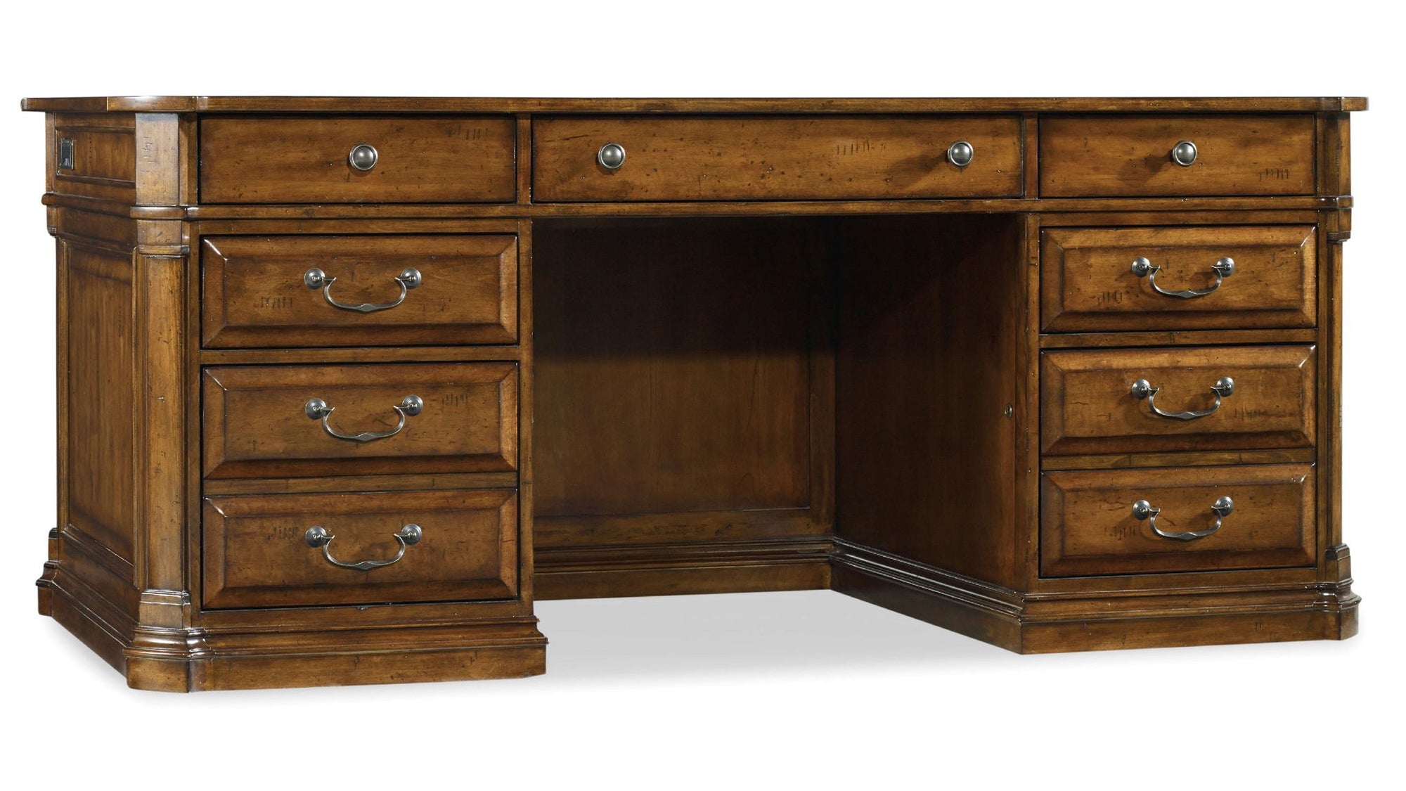 Tynecastle - Executive Desk - Dark Brown
