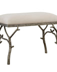 Lismore - Small Fabric Bench - Beige