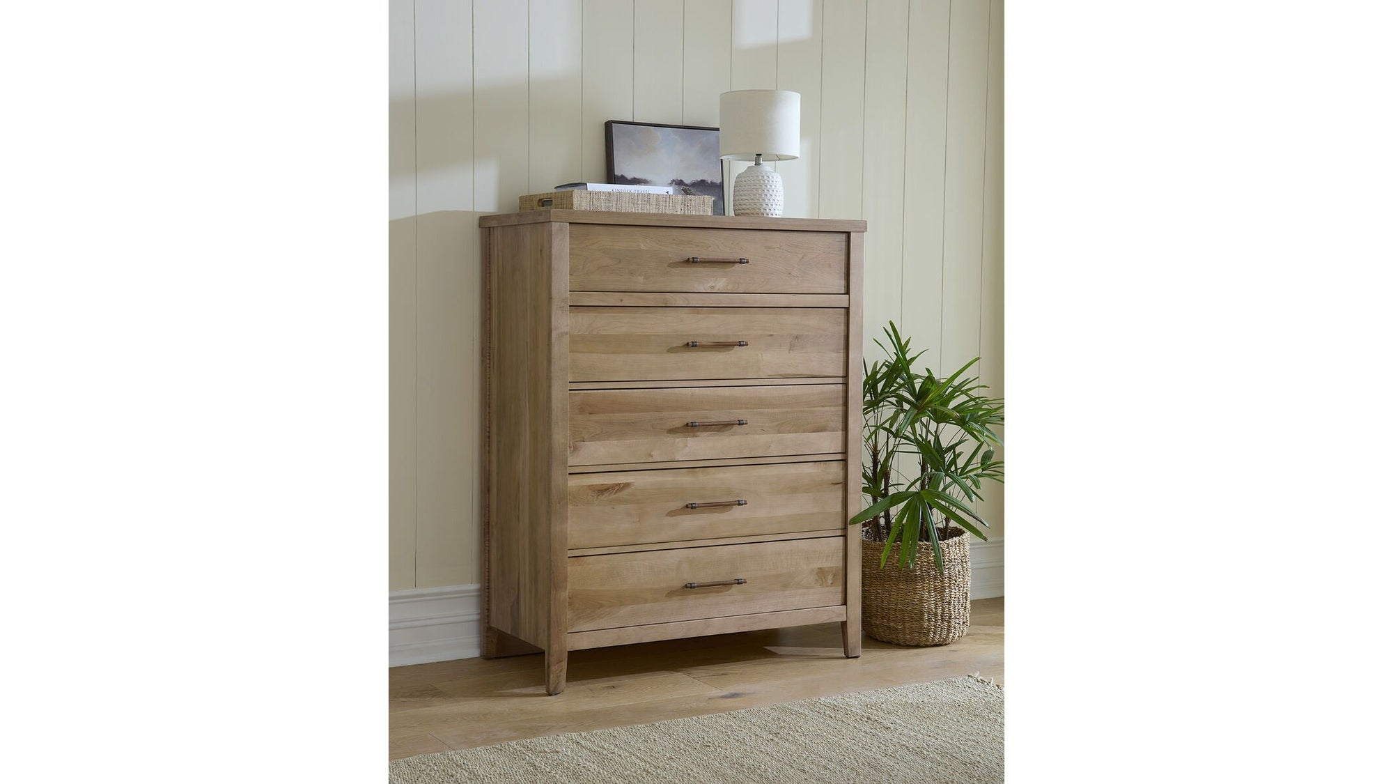 Pure Maple - 5 Drawer Chest
