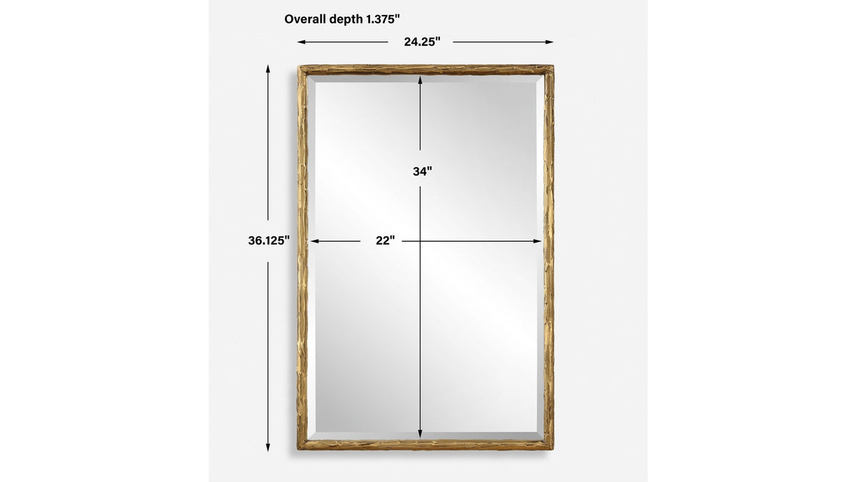 Sutton - Gold Vanity Mirror