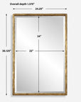 Sutton - Gold Vanity Mirror