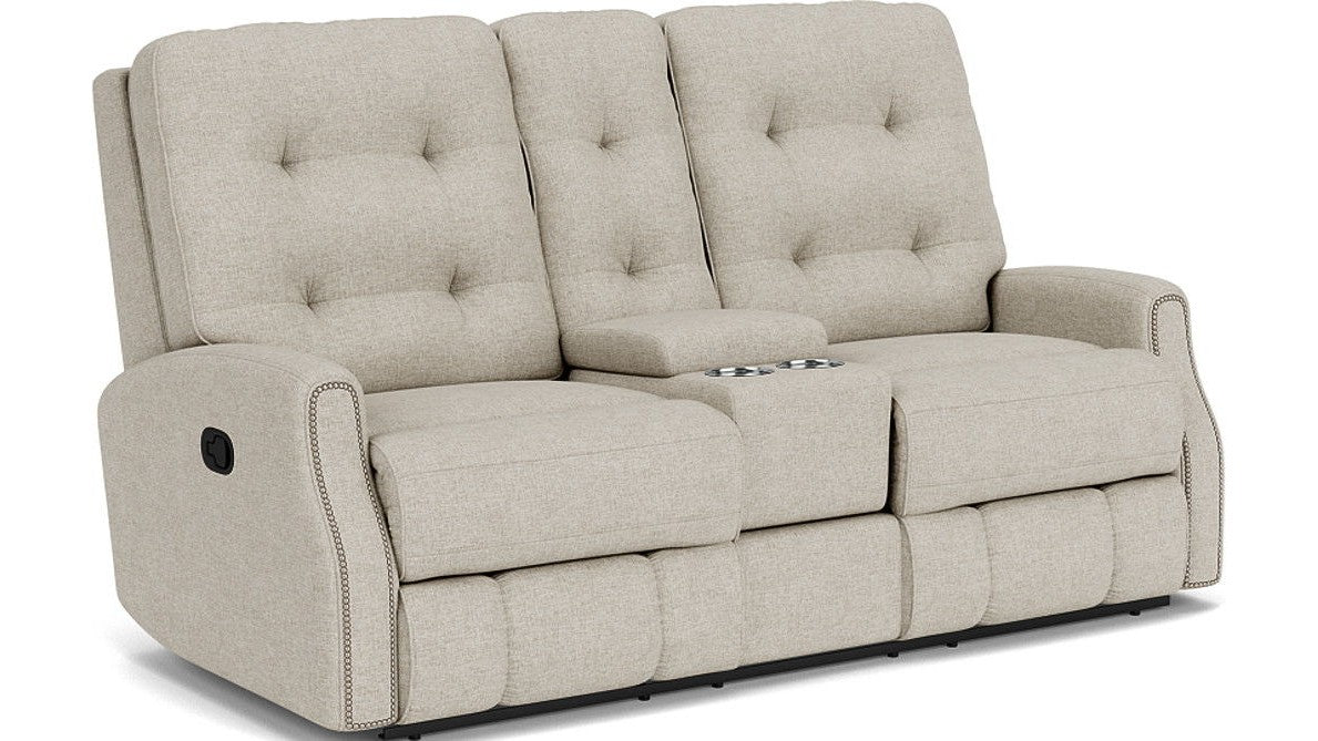 Devon - Reclining Loveseat, Nailhead Trim