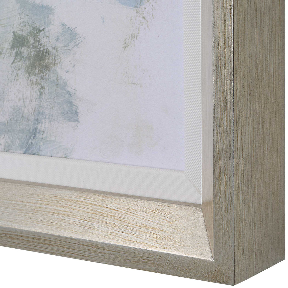 Far Away View - View Framed Prints - Light Blue