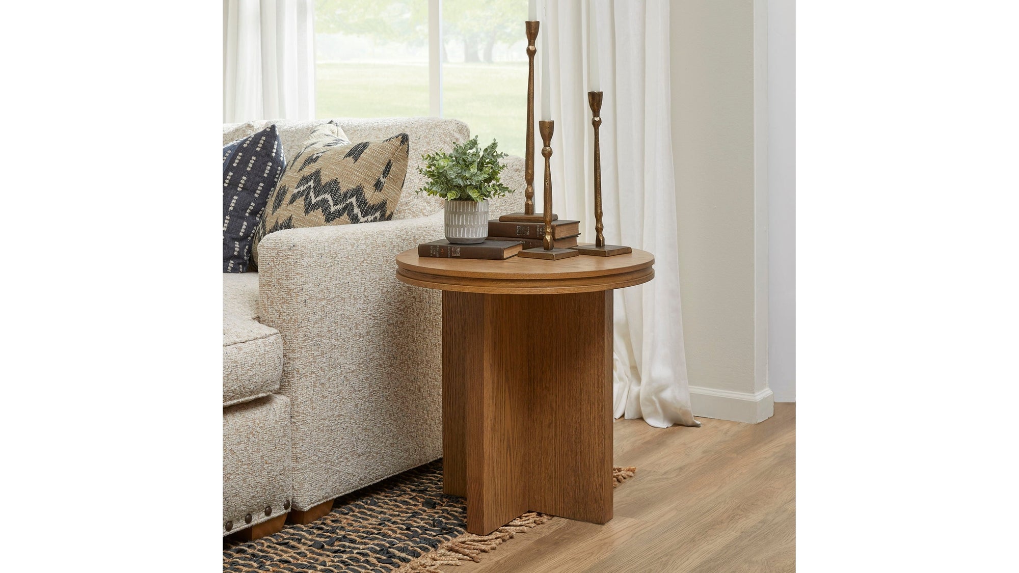 Waterfall - Round End Table