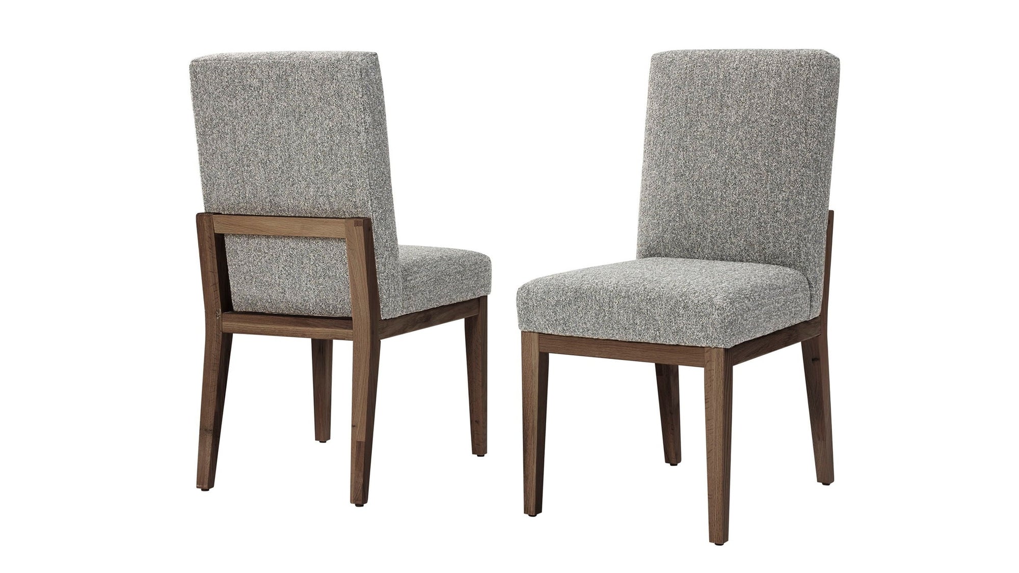 Dovetail - Upholstered Side Chair - Aged Grey Legs