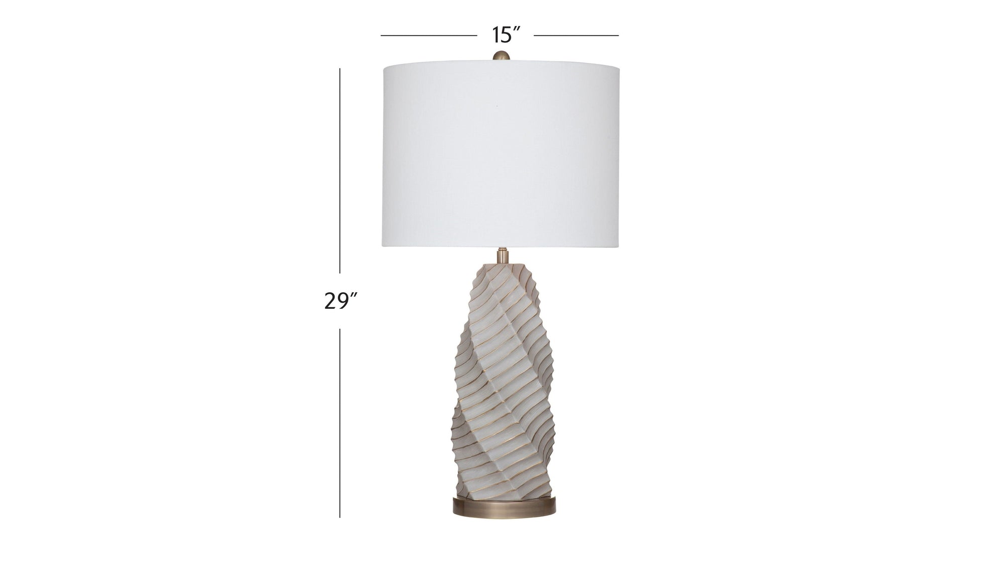 Vanessa - Table Lamp - Gray
