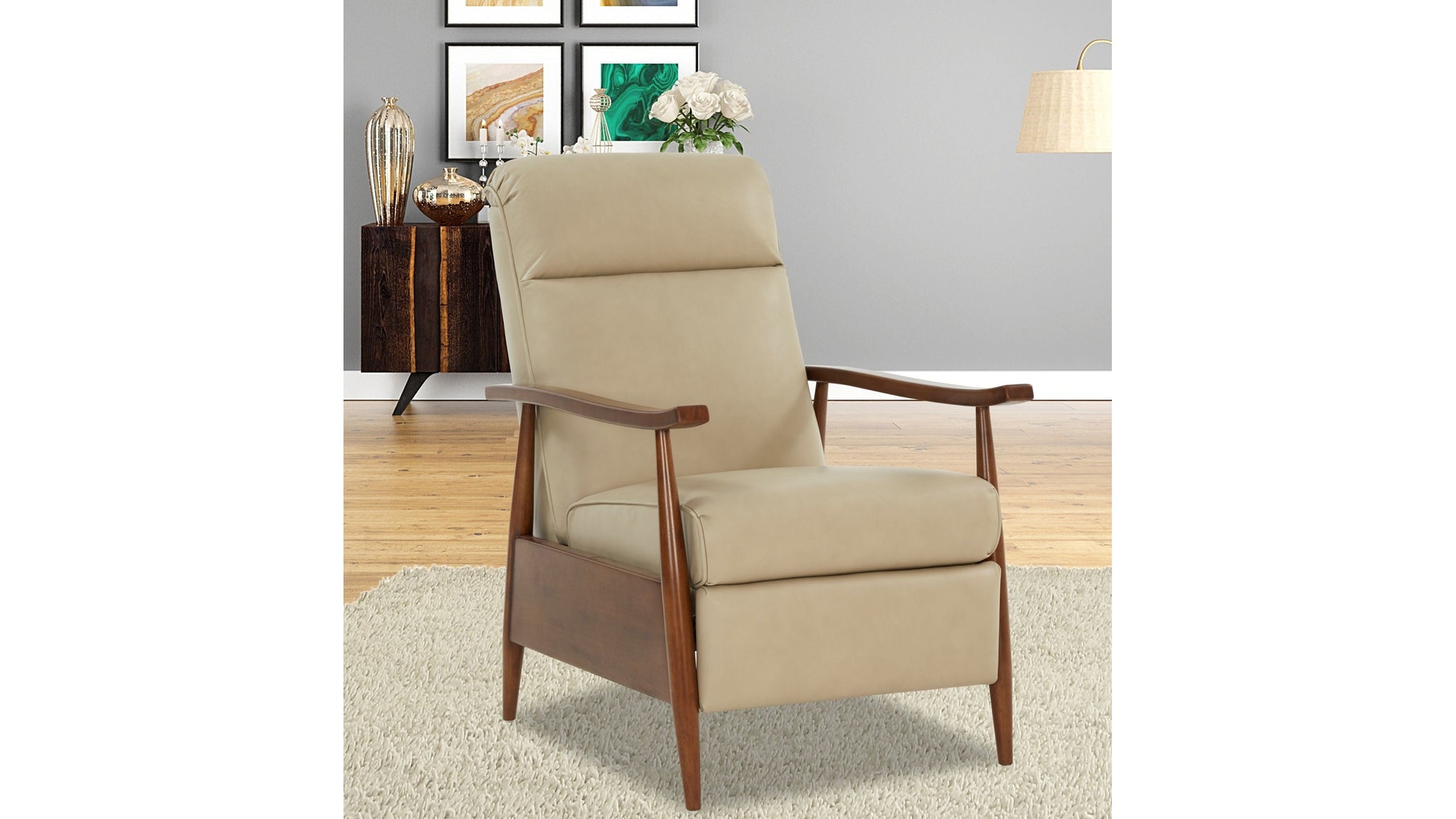 Hampton B - Recliner Push Thru The Arms