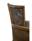 Langley - Arm Chair - Dark Brown