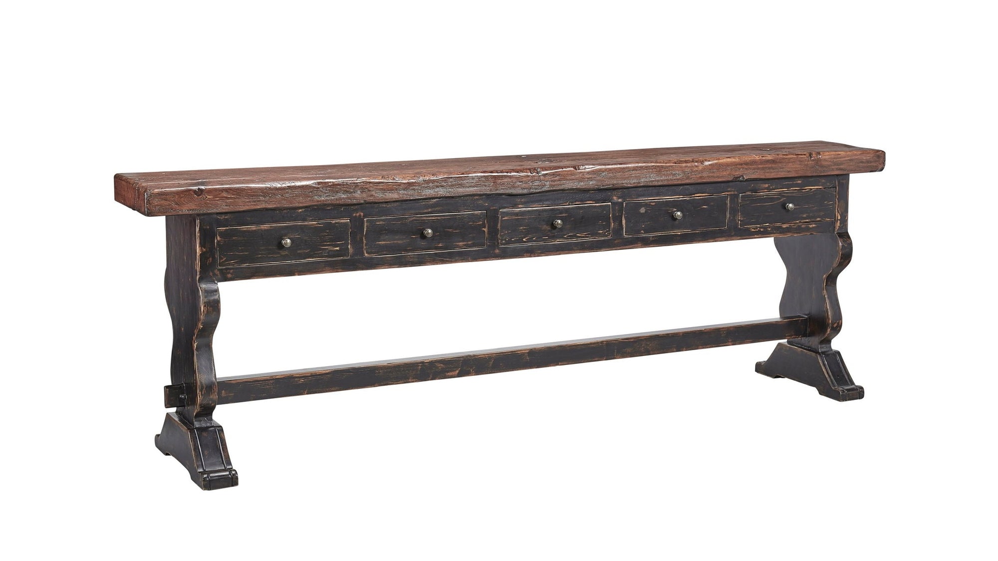 Barrett - 5-Drawer Server - Dark Brown