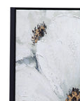 Dogwood Canvas Art - Pearl Silver