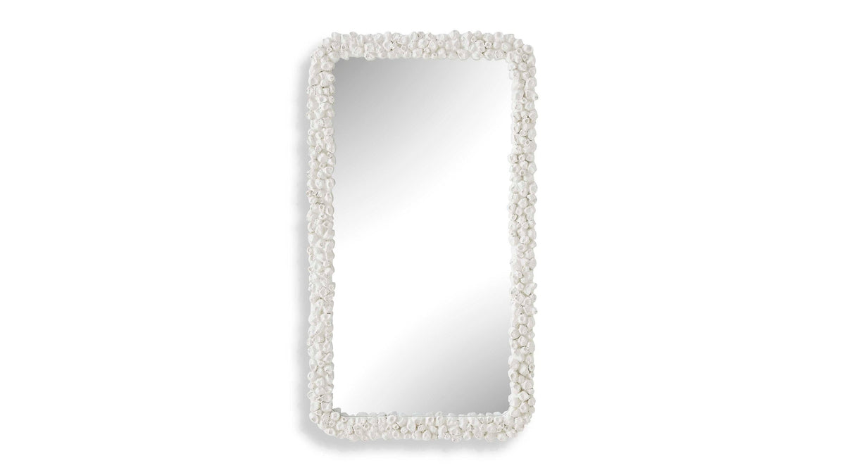 Barnacle - Rectangular Mirror - White