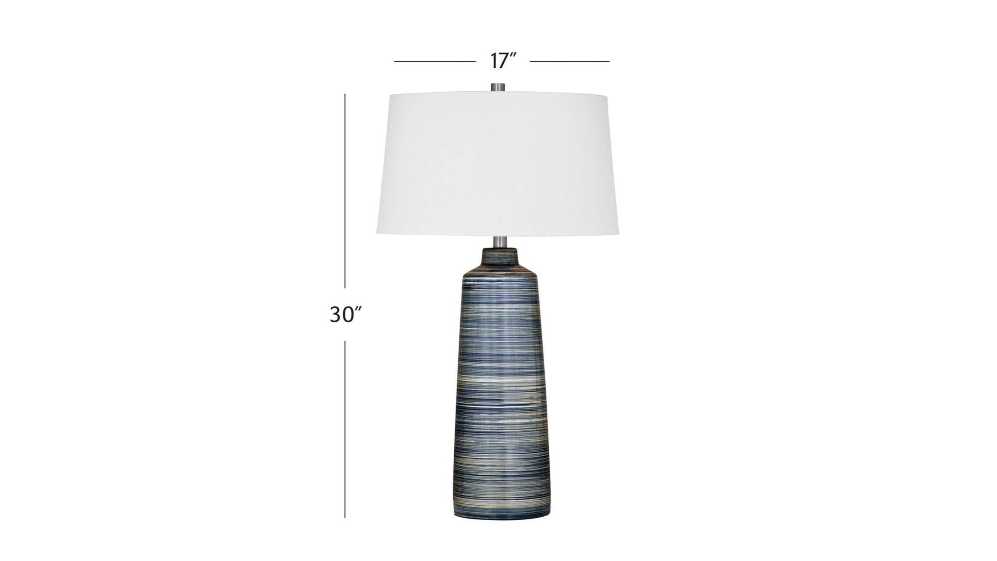 Creedence - Table Lamp - Brushed Blue