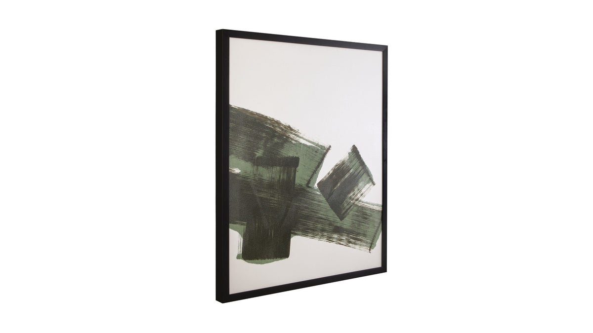 Dynamic Detail Framed Print - Black