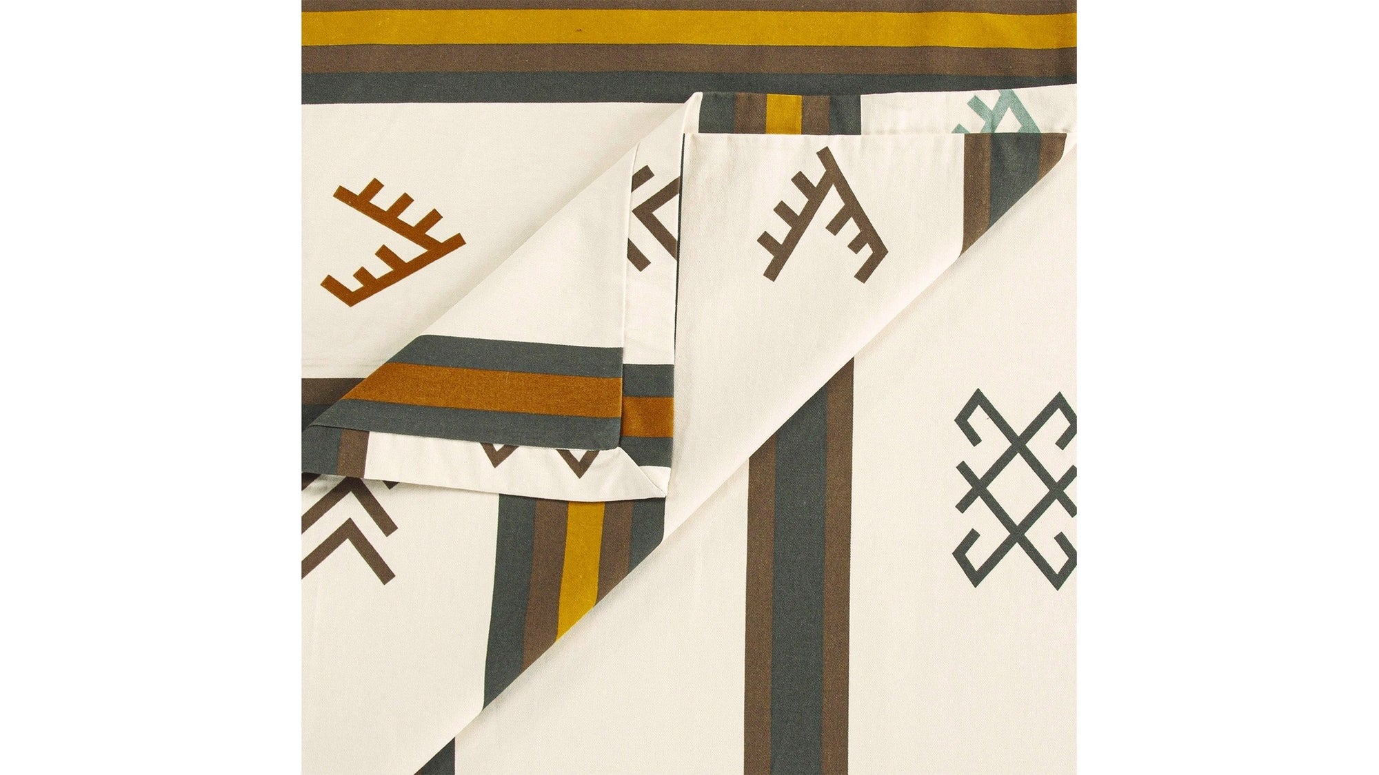 Toluca Canvas - King Duvet Cover Set Set of 3 - Multi Color