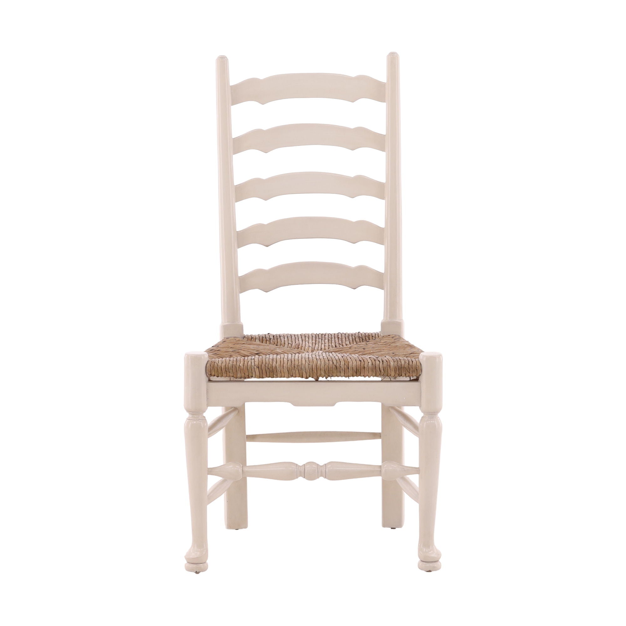 Bradley - Ladderback Side Chair - Beige / Light Brown