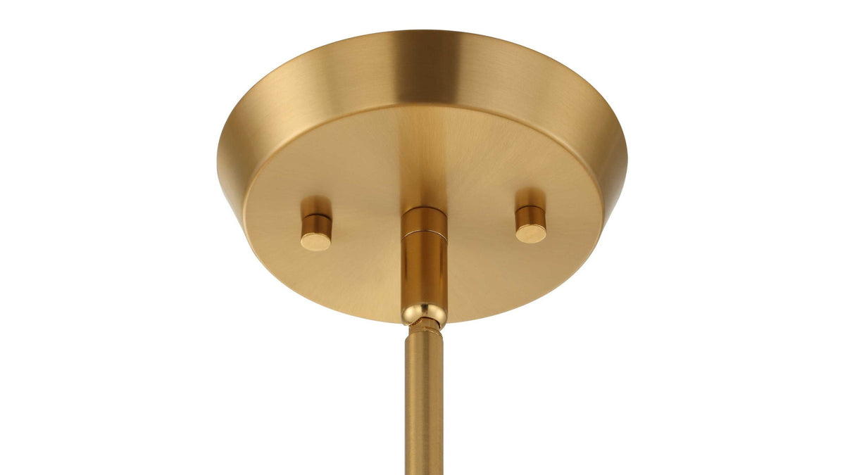 Harness - 1 Light Shade Pendant - White / Gold