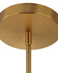 Wedge - 12 Light LED Brass Chandelier - White / Gold