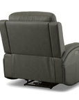 Linden - Power Swivel Gliding Recliner With Power Headrest, Lumbar, Heat & Massage