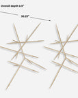 Fireworks - Silver Wall Decor (Set of 2)