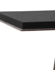 Galloway - Minimalist Accent Table - Black / Bronze