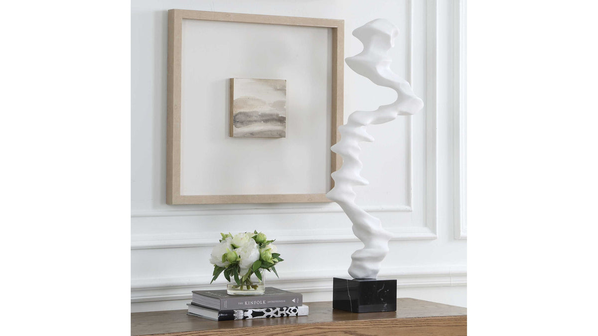 Flux - Indoor-Outdoor Sculpture - White