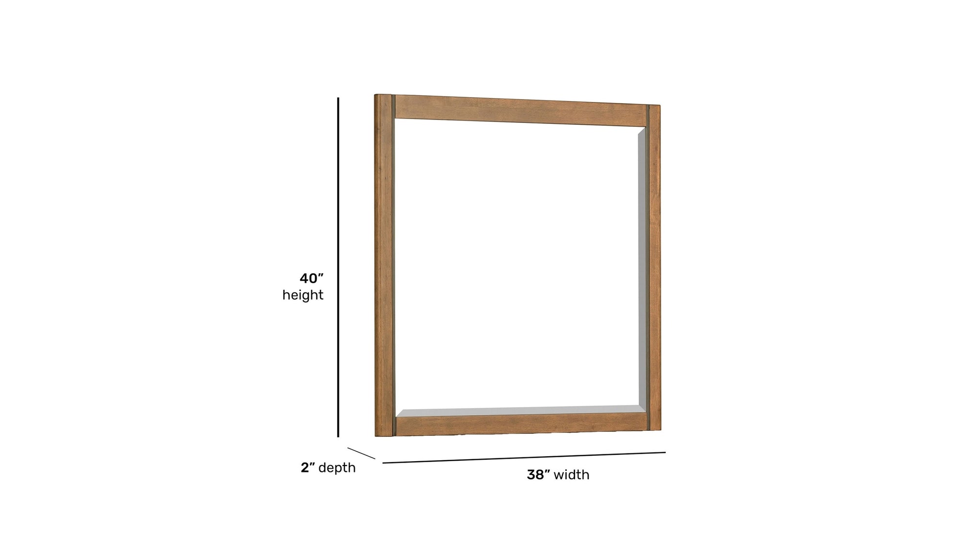 Lincoln - Mirror - Warm Walnut