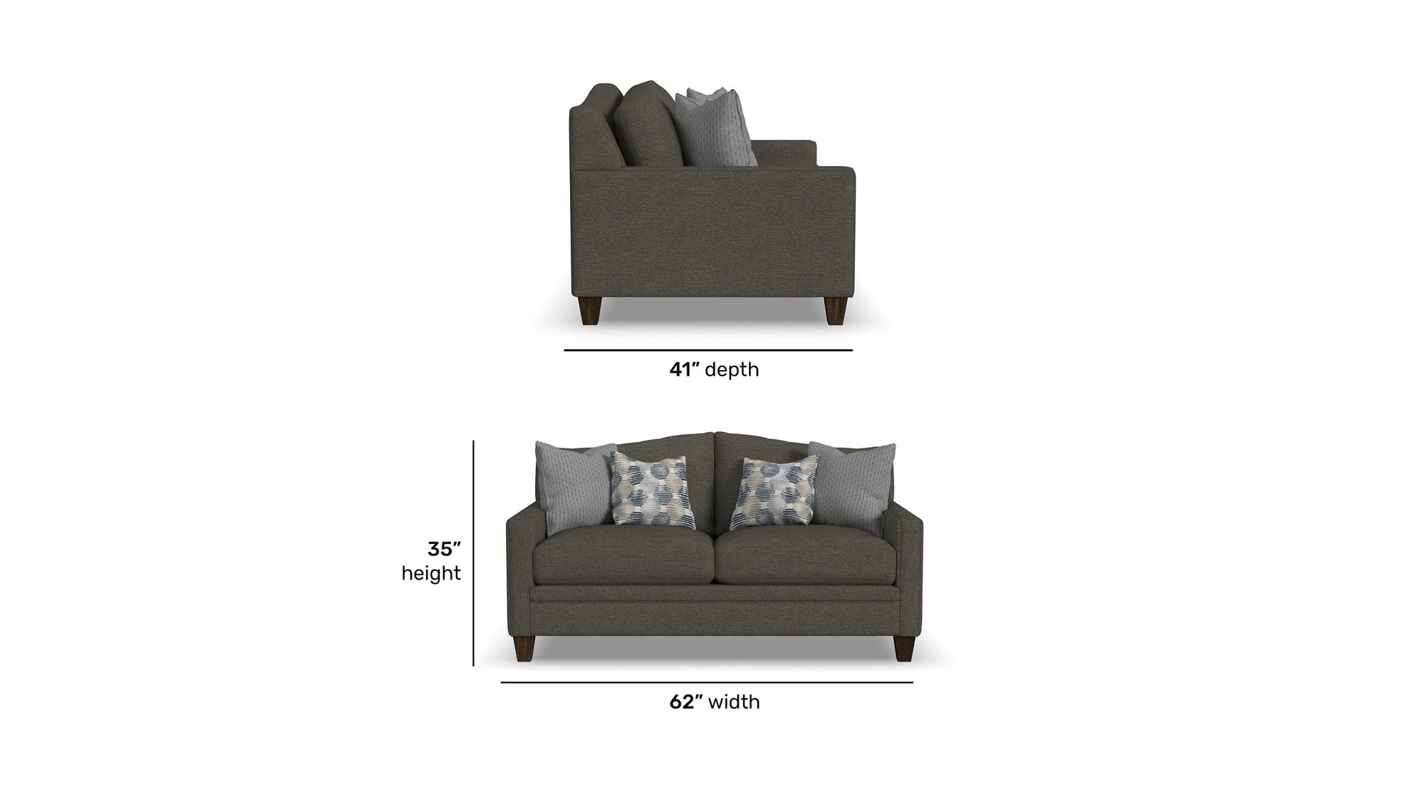 Lottie - Fabric Loveseat