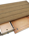 Melange - Architectural Writing Desk - Light Brown