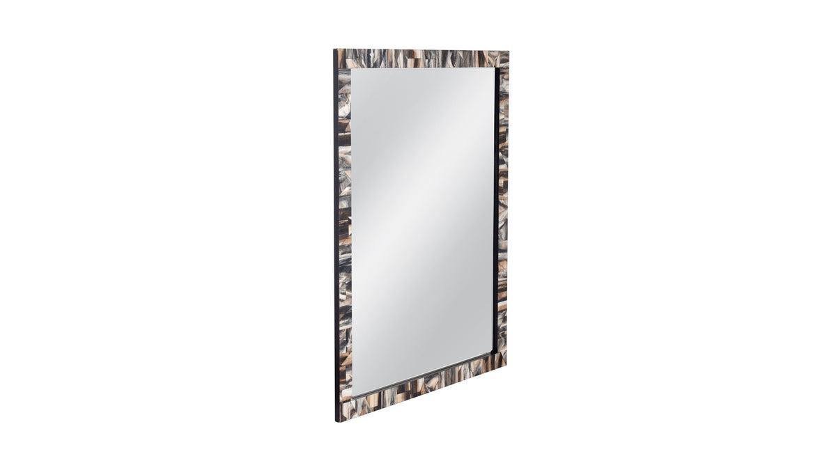 Kervo - Wall Mirror - Black / Cream