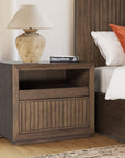 Athens - Open Nightstand - Dark Brown