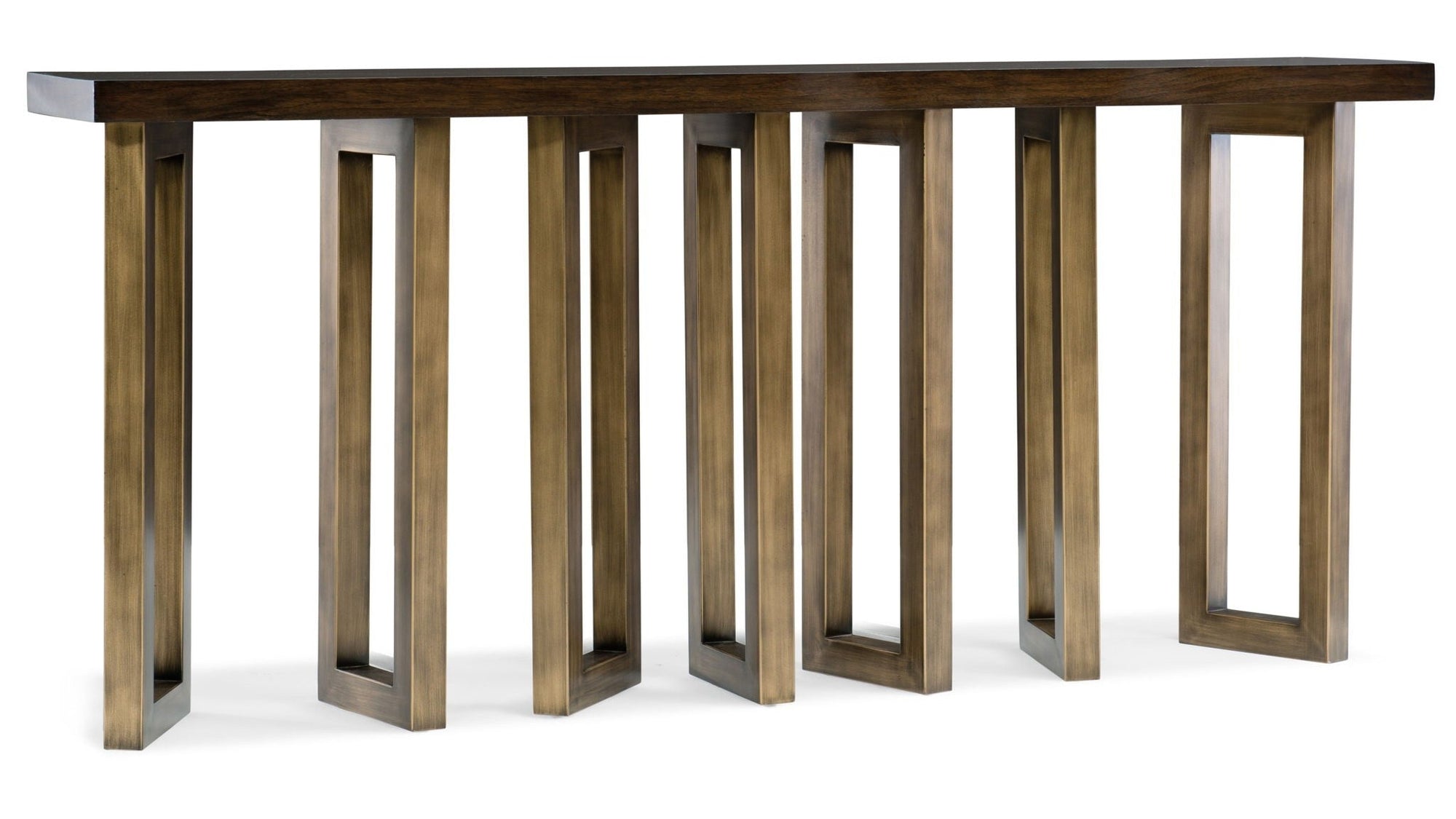 Melange - Connelly Hall Console - Dark Brown