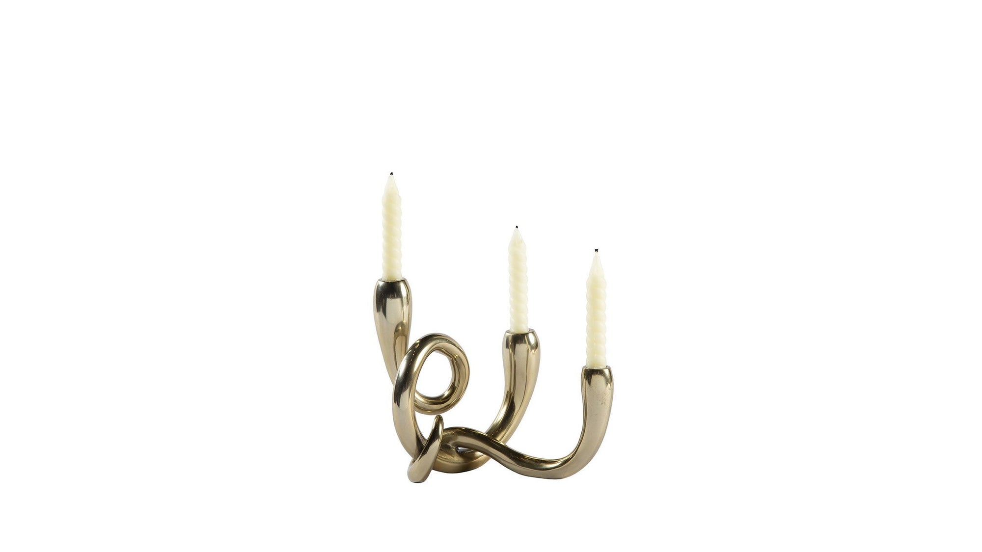 Christi - Candle Holder Set Set of 2 - Gold