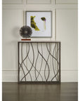 Melange - Thin Metal Console - Dark Gray