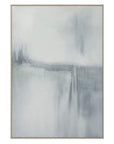 Framed Canvas Misty Crossing - Silver
