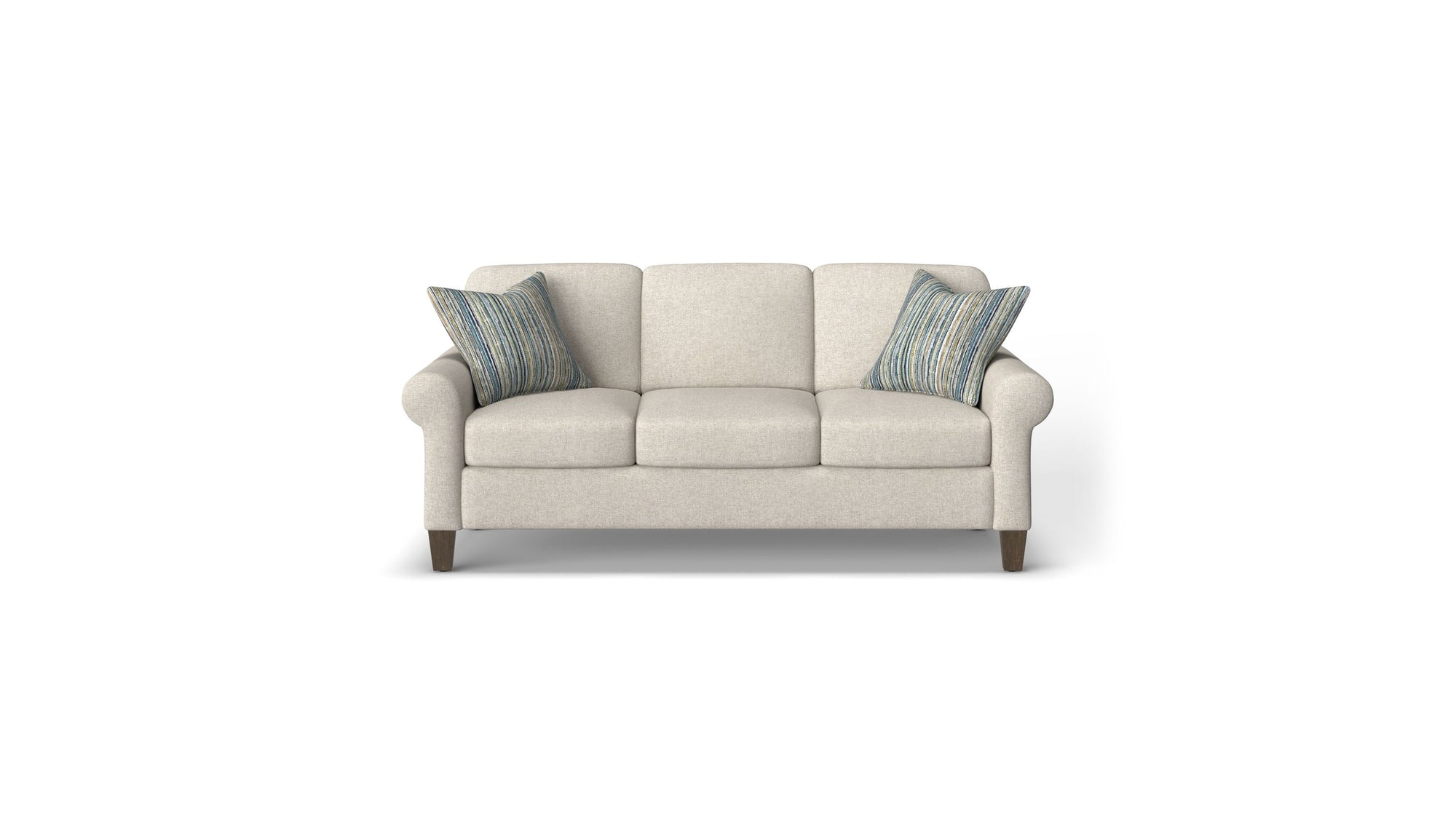 Moxy - Fabric Sofa, Curved Sock Arms