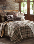 Huntsman - Queen Comforter Set (Set of 4) - Brown / Tan